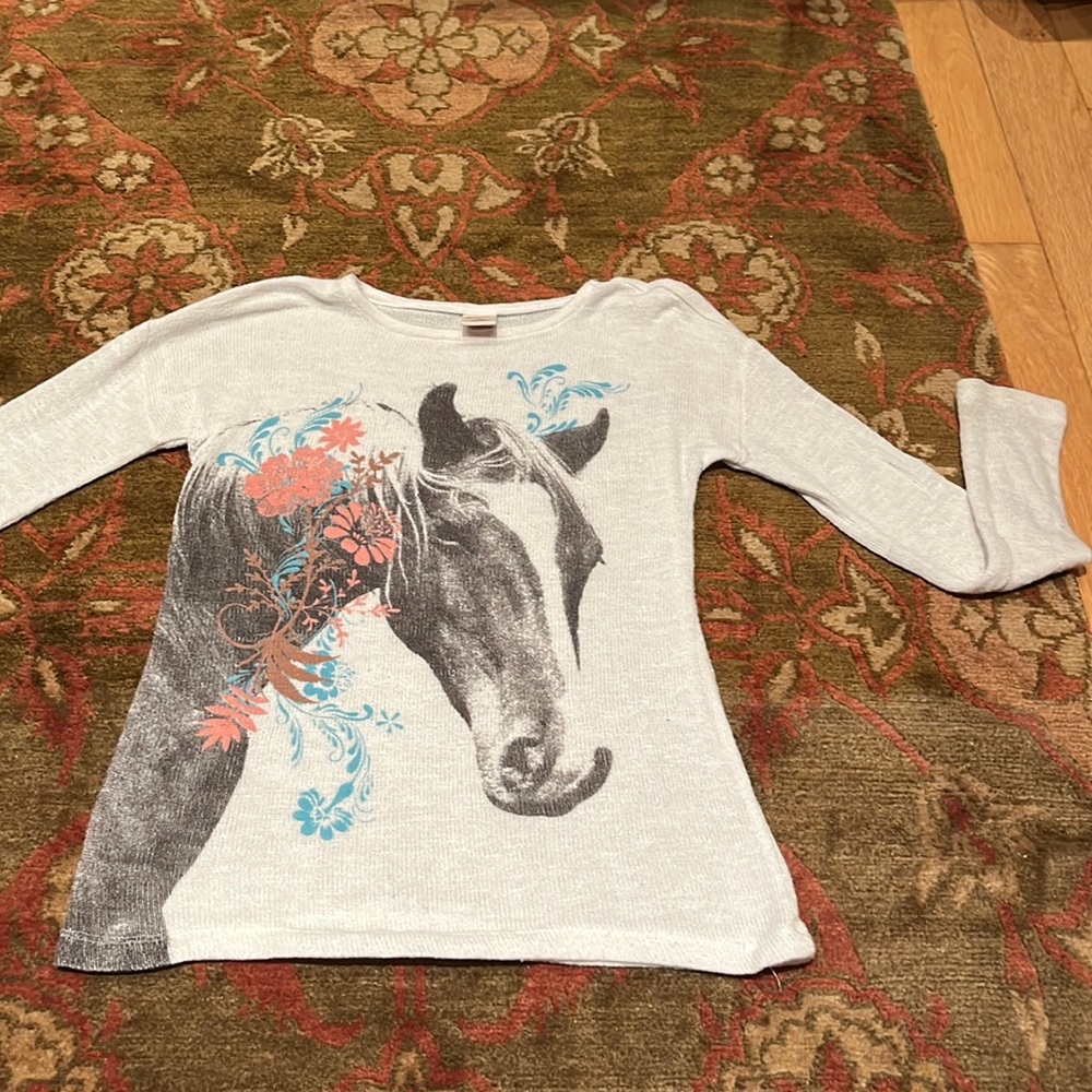 Arizona Girls 7/8 shirt horse theme